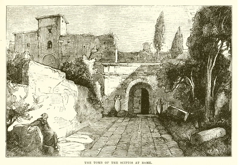Le tombeau des Scipions à Rome - English School