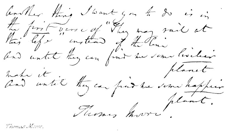 Thomas Moore - English School