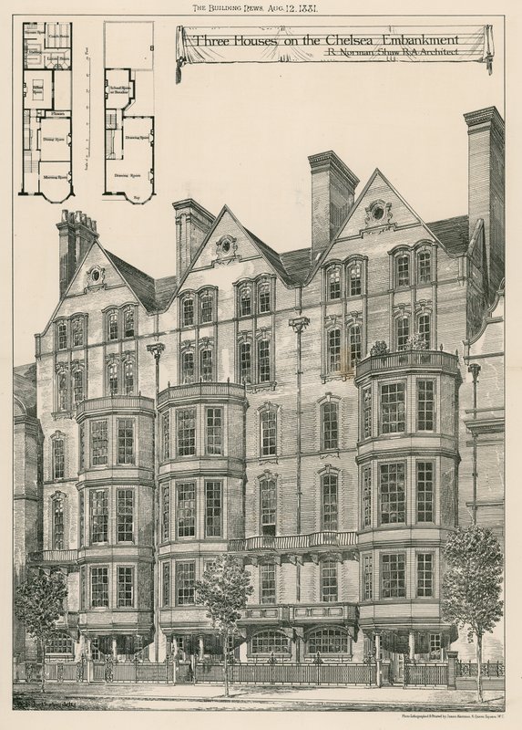 Trois maisons sur l