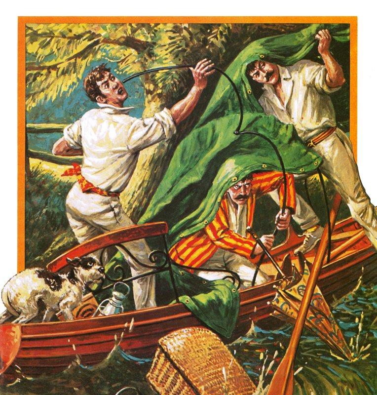 Trois hommes dans un bateau - English School