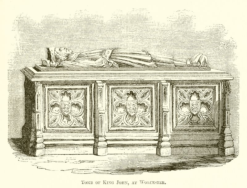Tombeau du roi Jean, à Worcester - English School