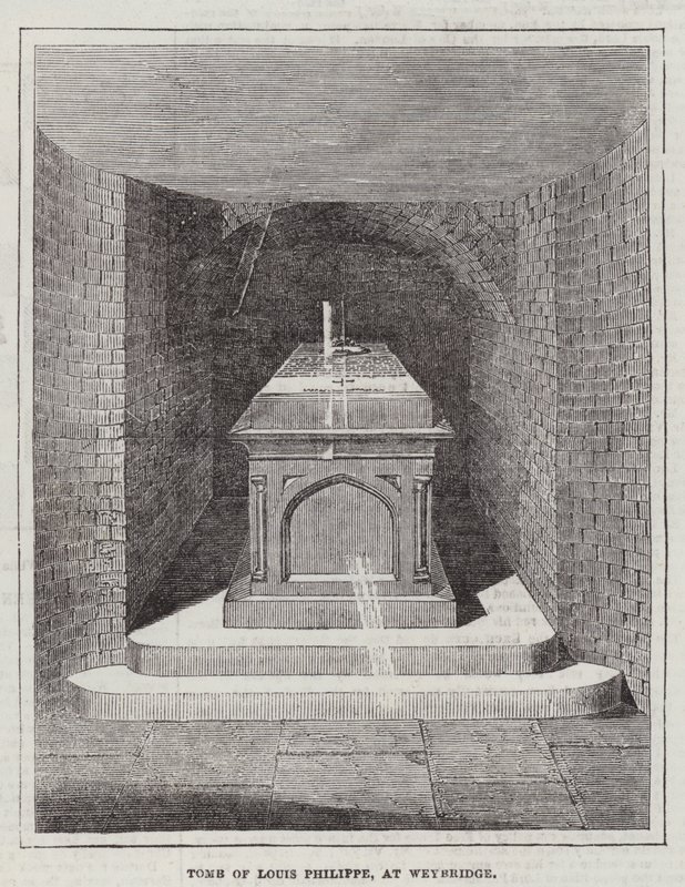 Tombe de Louis Philippe, à Weybridge - English School