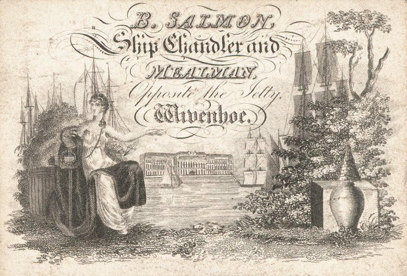 Carte de visite, B Salmon - English School