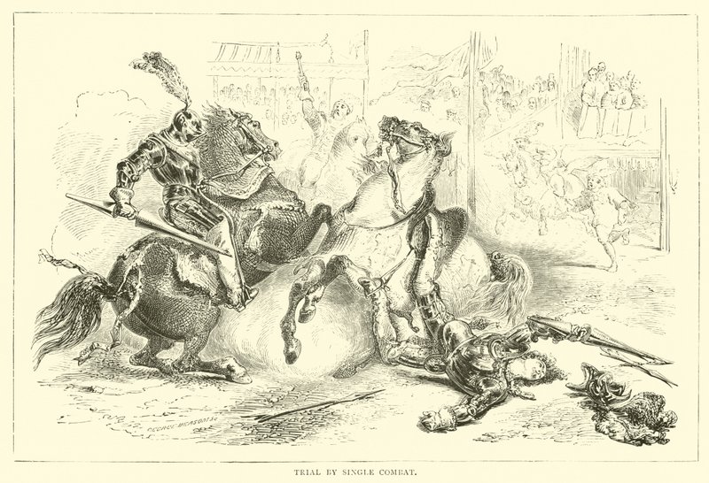 Procès par combat singulier - English School