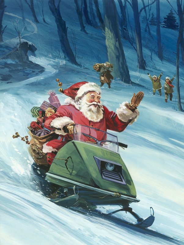 Père Noël du vingtième siècle - English School