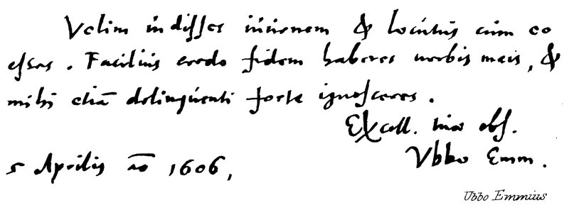 Ubbo Emmius - English School