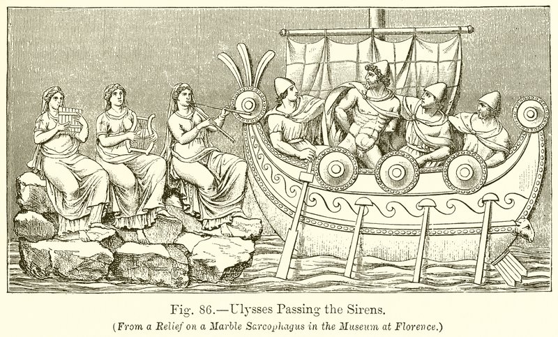 Ulysse passant devant les sirènes - English School