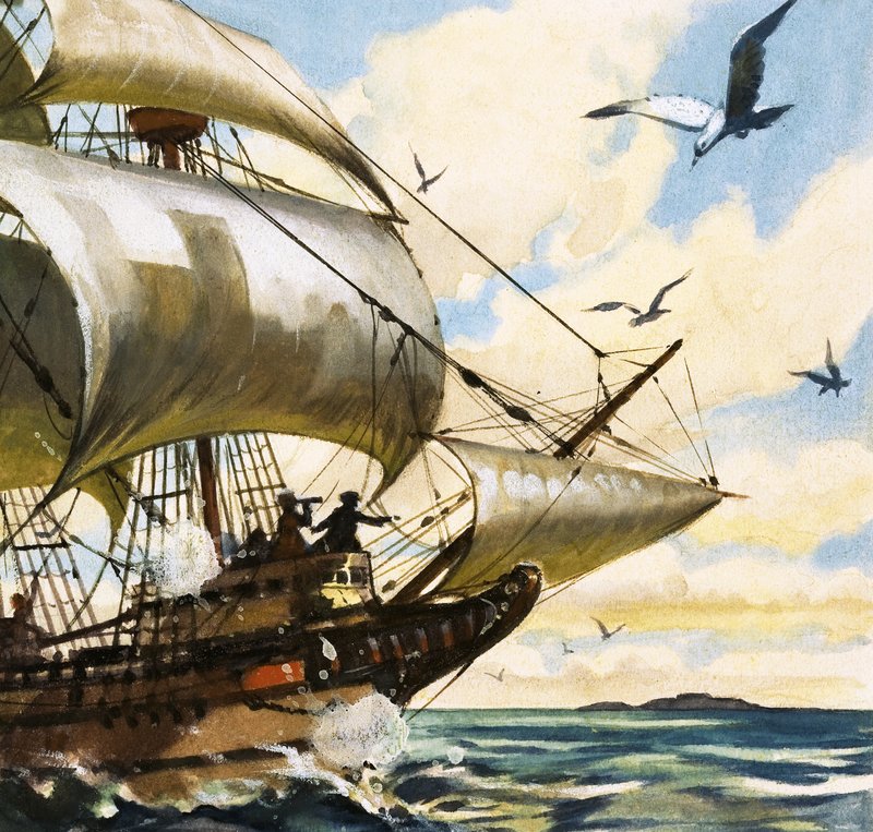 Bateau à voile non identifié - English School