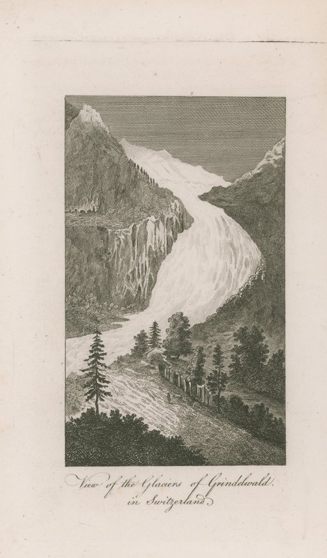 Vue des glaciers de Grindelwald - English School