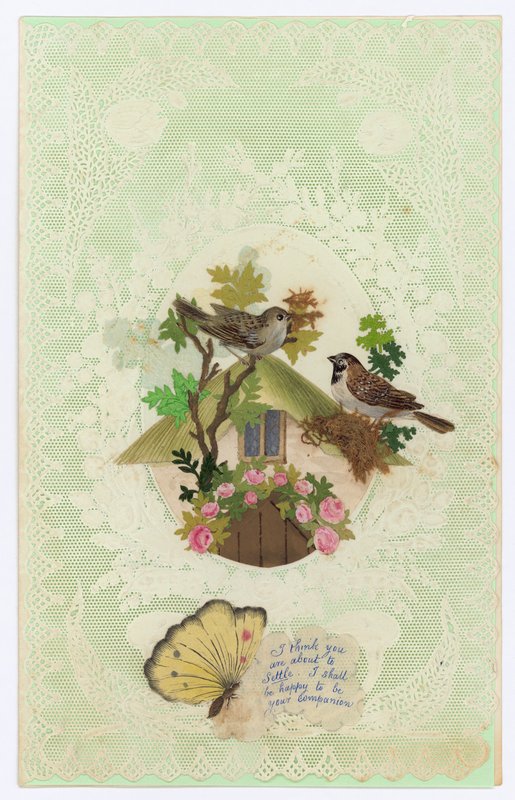 Carte de Saint-Valentin victorienne - English School