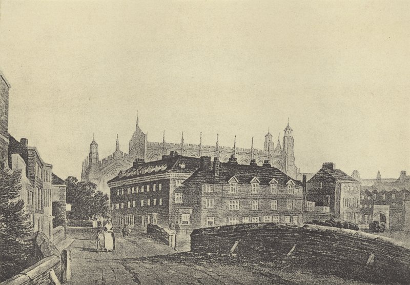 Vue depuis le Vieux Pont de Barnes Pool - English School