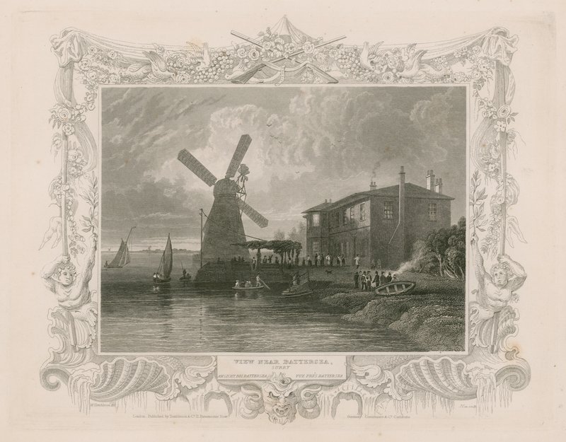 Vue près de Battersea - English School