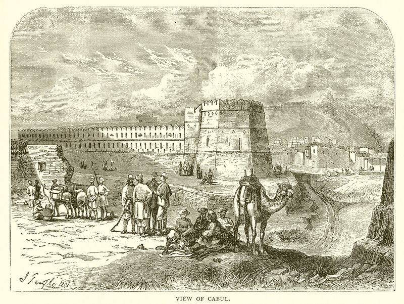 Vue de Kaboul - English School