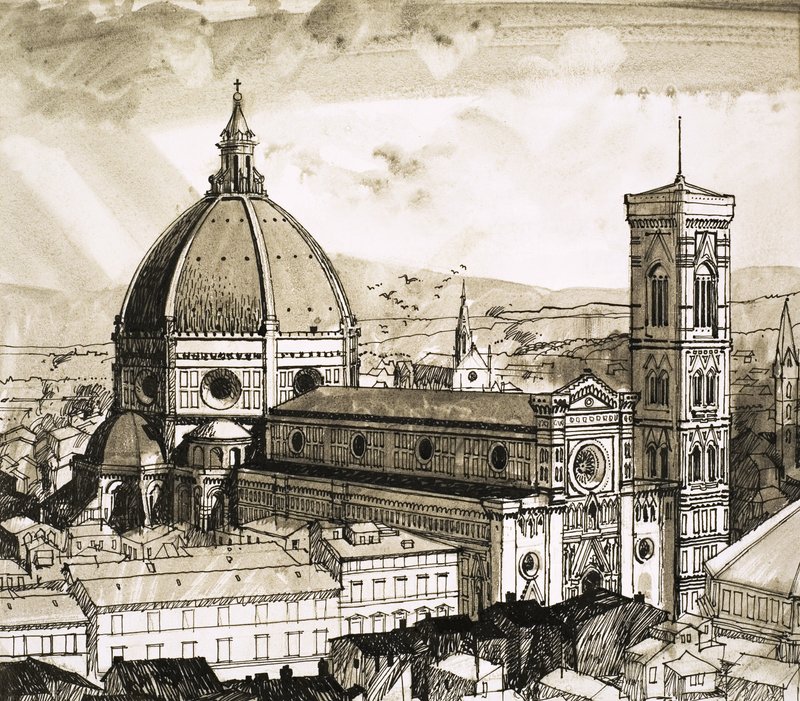Vue de Florence - English School