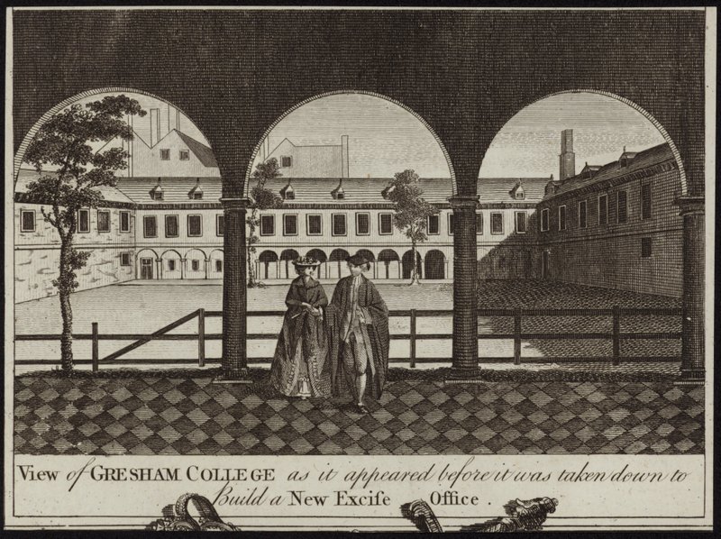 Vue du Gresham College - English School