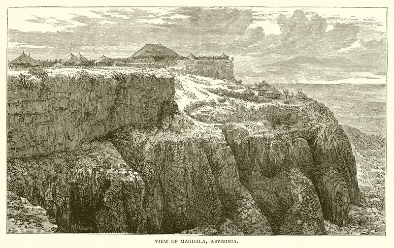 Vue de Magdala, Abyssinie - English School