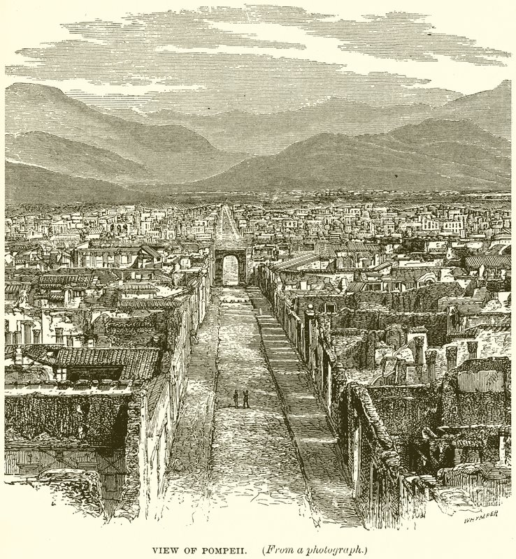 Vue de Pompéi - English School