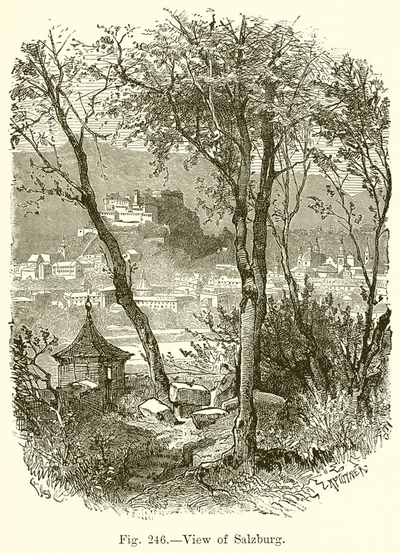 Vue de Salzbourg - English School