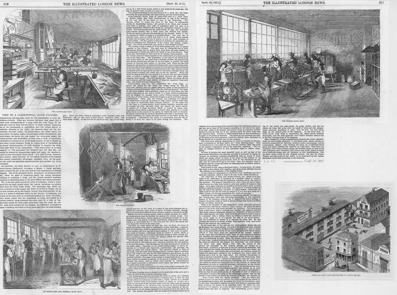 Visite à une usine de montres à Clerkenwell - English School