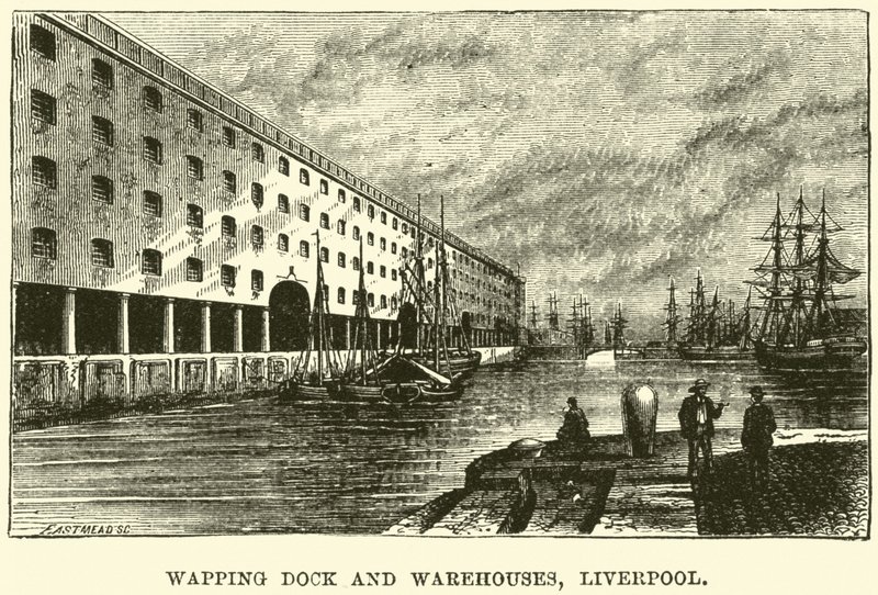 Dock et Entrepôts de Wapping, Liverpool - English School