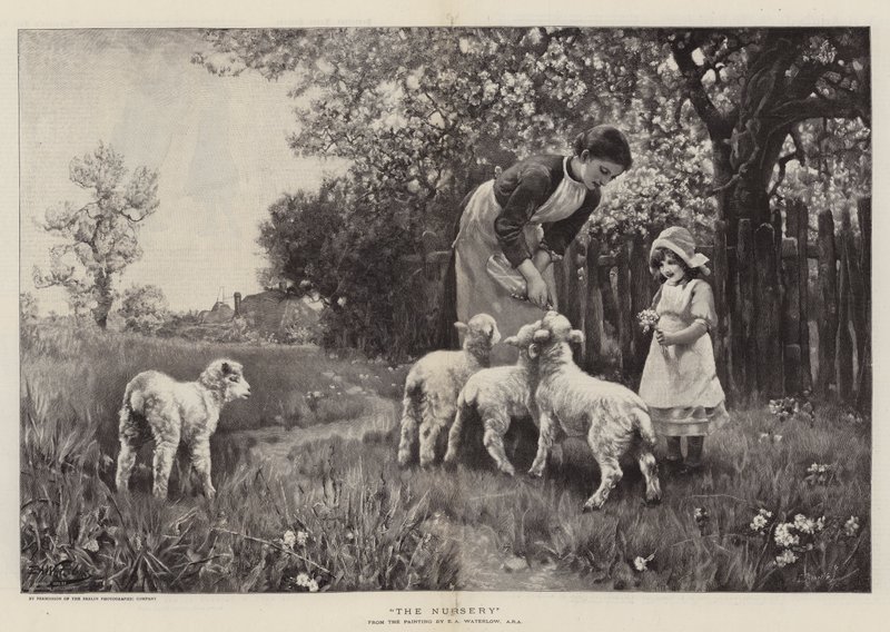 La Crèche - Ernest Albert Waterlow