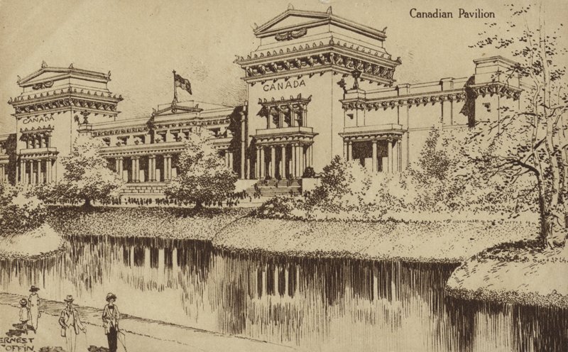 Pavillon canadien, Exposition de l