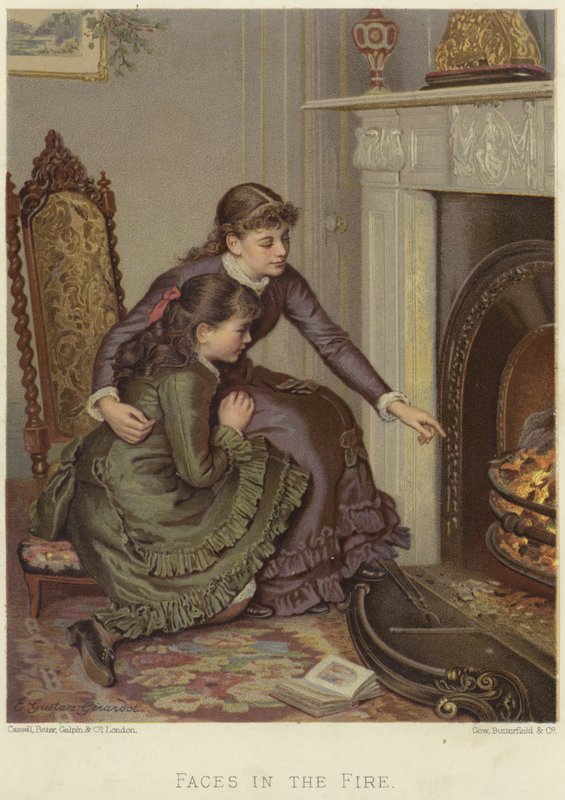 Visages dans le feu - Ernest Gustave Girardot