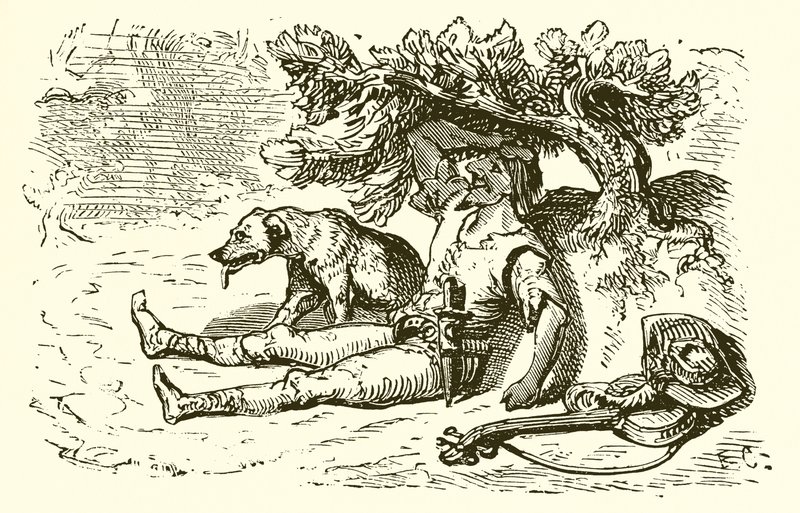 Le Vent et le Soleil - Ernest Henry Griset