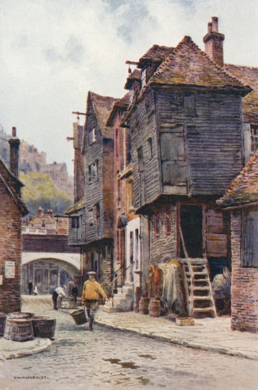 Quartier des pêcheurs, Folkestone - Ernest William Haslehust
