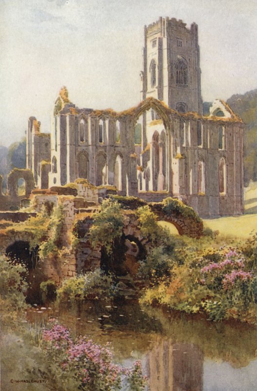 Abbaye de Fountains - Ernest William Haslehust
