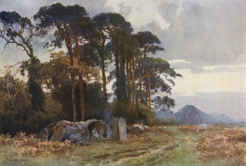Gitans à Coldharbour - Ernest William Haslehust