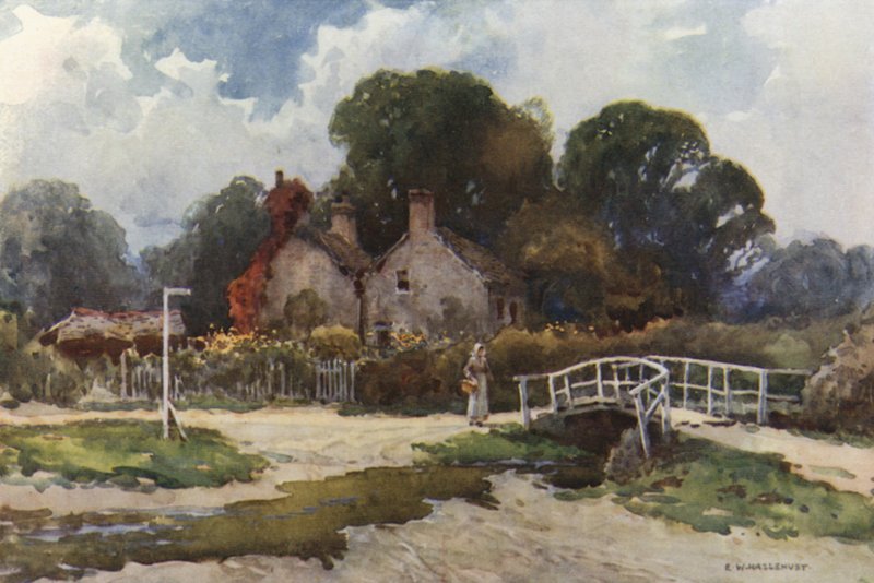Dans le Village de Brockenhurst - Ernest William Haslehust