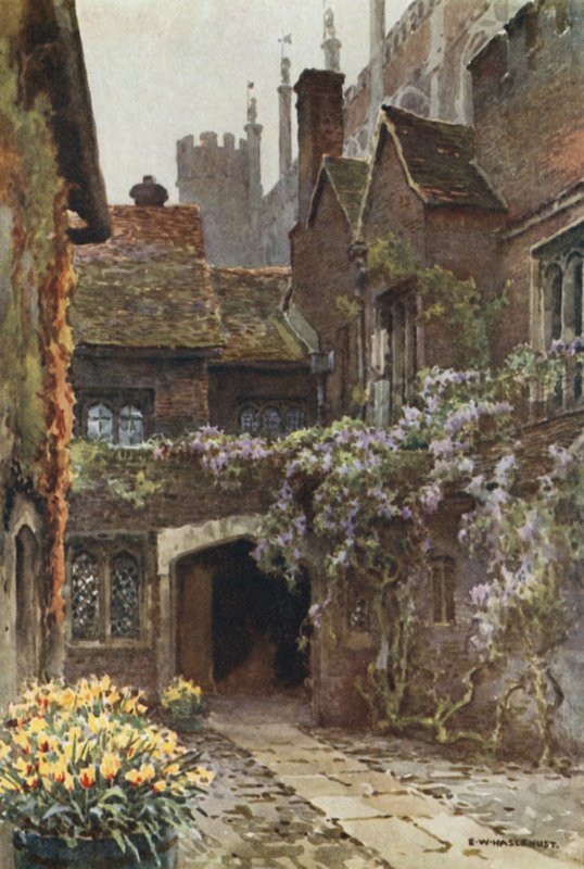 Cour du Maître Charpentier - Ernest William Haslehust