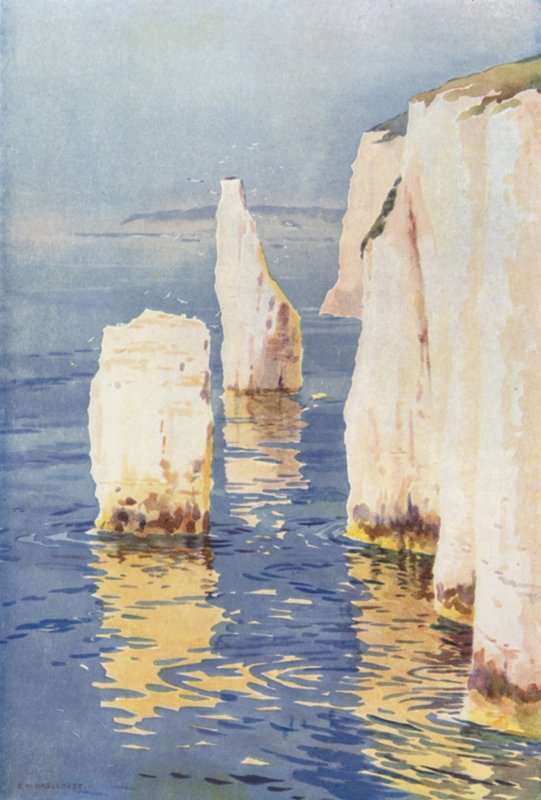 Old Harry Rocks, Swanage - Ernest William Haslehust