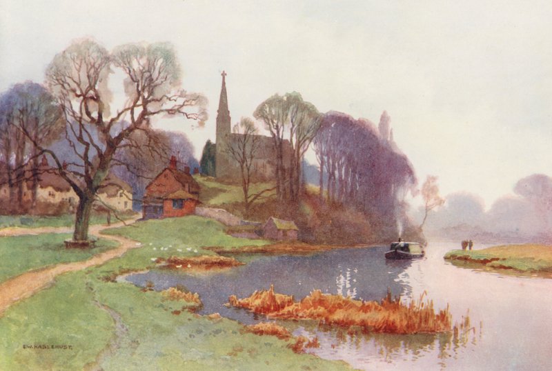 La Tamise : Clifton Hampden - Ernest William Haslehust