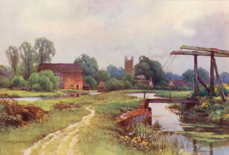 La Tamise : Cricklade - Ernest William Haslehust