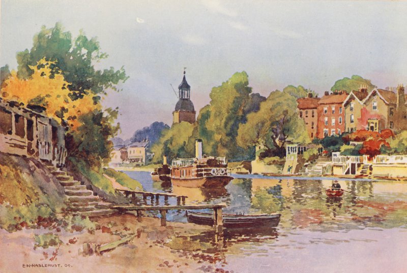 Rivière Thames : Sunbury - Ernest William Haslehust