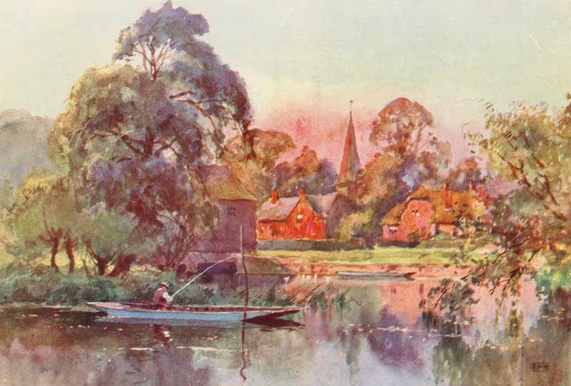 Rivière Thames : Whitchurch - Ernest William Haslehust