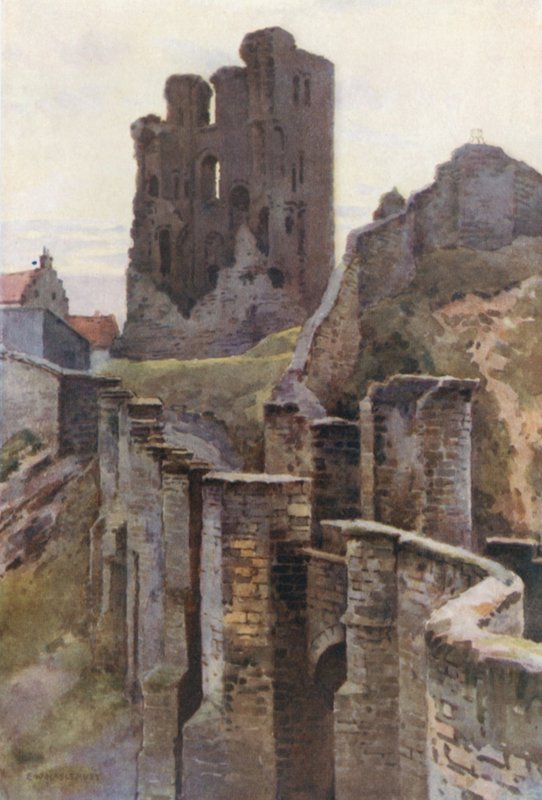 Château de Scarborough - Ernest William Haslehust