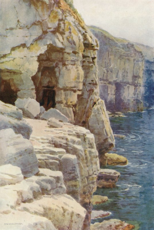 Grottes de Tilly Whim, Swanage - Ernest William Haslehust