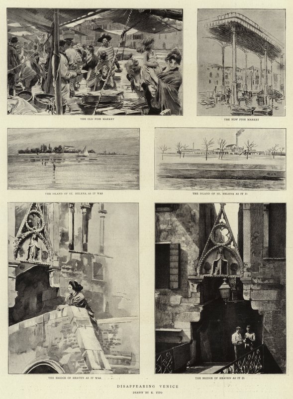 Venise Disparaissant - Ettore Tito