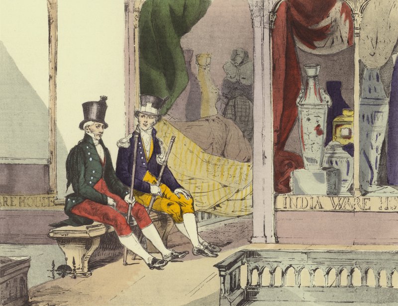 Valets de pied - Eugene Louis after Lami