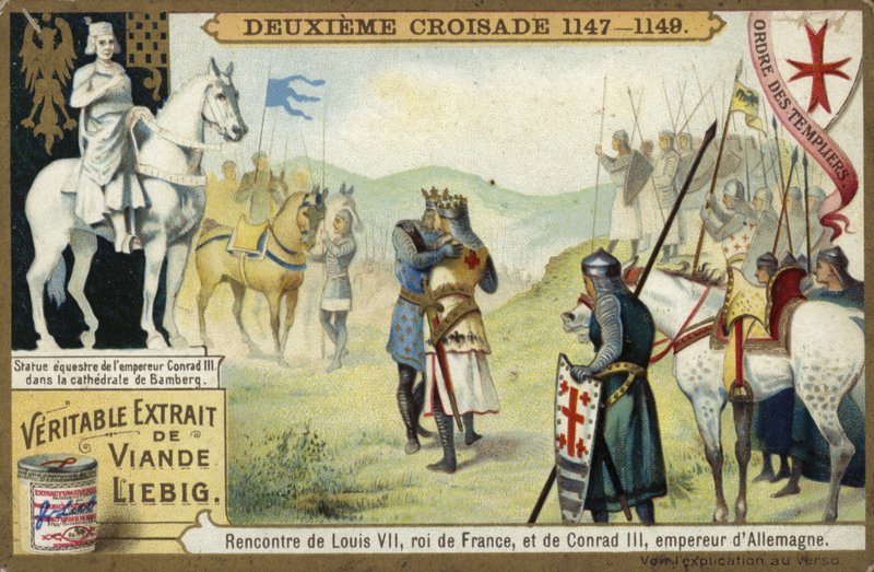 Rencontre de Louis VII, roi de France, et Conrad III, empereur d
