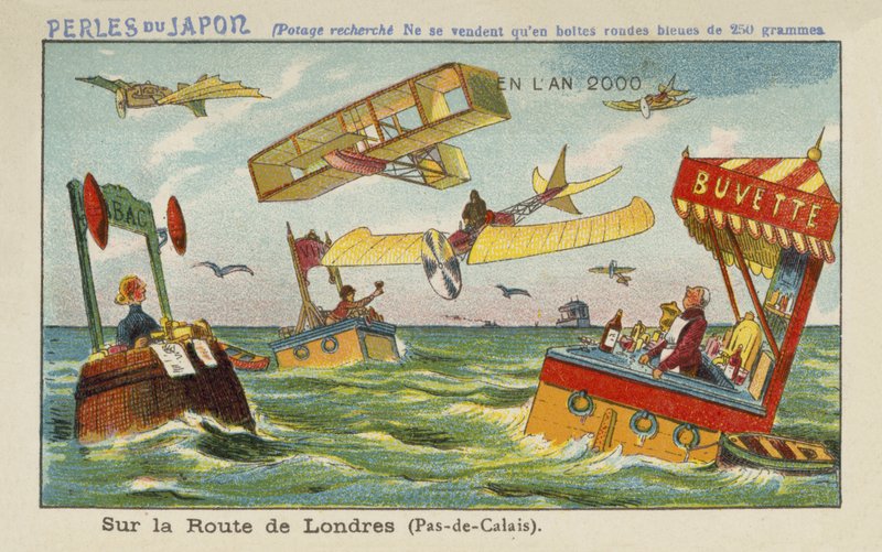 Sur la route de Londres (Pas-de-Calais) en l