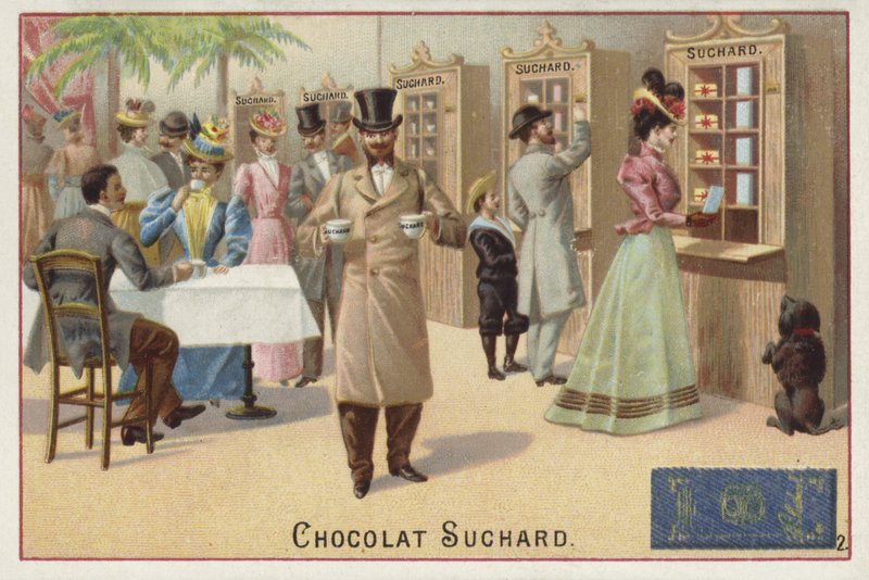 Distributeurs automatiques de chocolat Suchard - European School