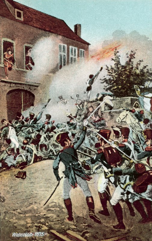 Waterloo 1815, attaque de la ferme de Hougoumont - European School