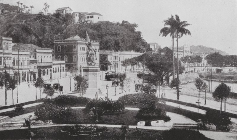 Brésil : Praca Cabral, Rio (photo n/b) - European Photographer