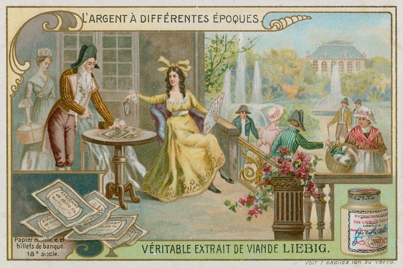 Billets de Banque en Papier du 18ème Siècle - European School