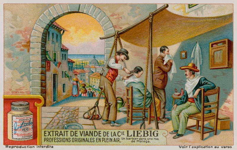 Un barbier dans la rue à Malaga - European School