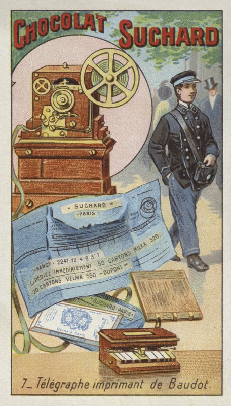 Télégraphe imprimant de Baudot - European School